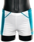 Preview: Panty / Hipster zu Turnanzug "Anne" (white/turquoise)
