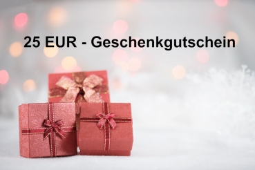 25 EUR - Geschenkgutschein