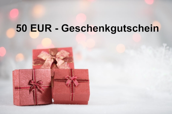 50 EUR - Geschenkgutschein